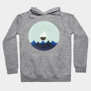 Cartoon boat Hoodie